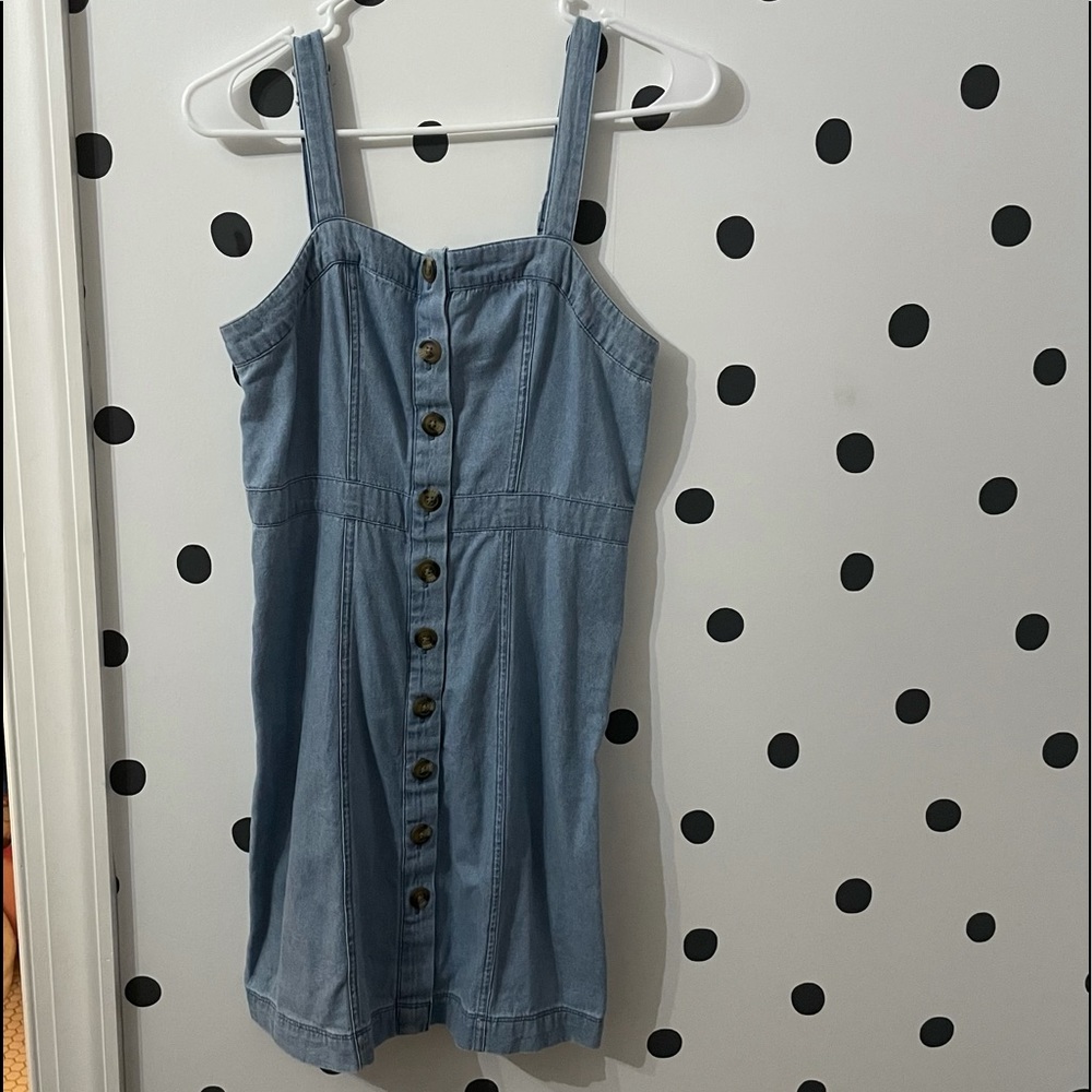 Small, American eagle stretchy denim dress